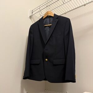 Lauren Ralph Lauren Blazer Boys 16R Navy Blue.  Formal